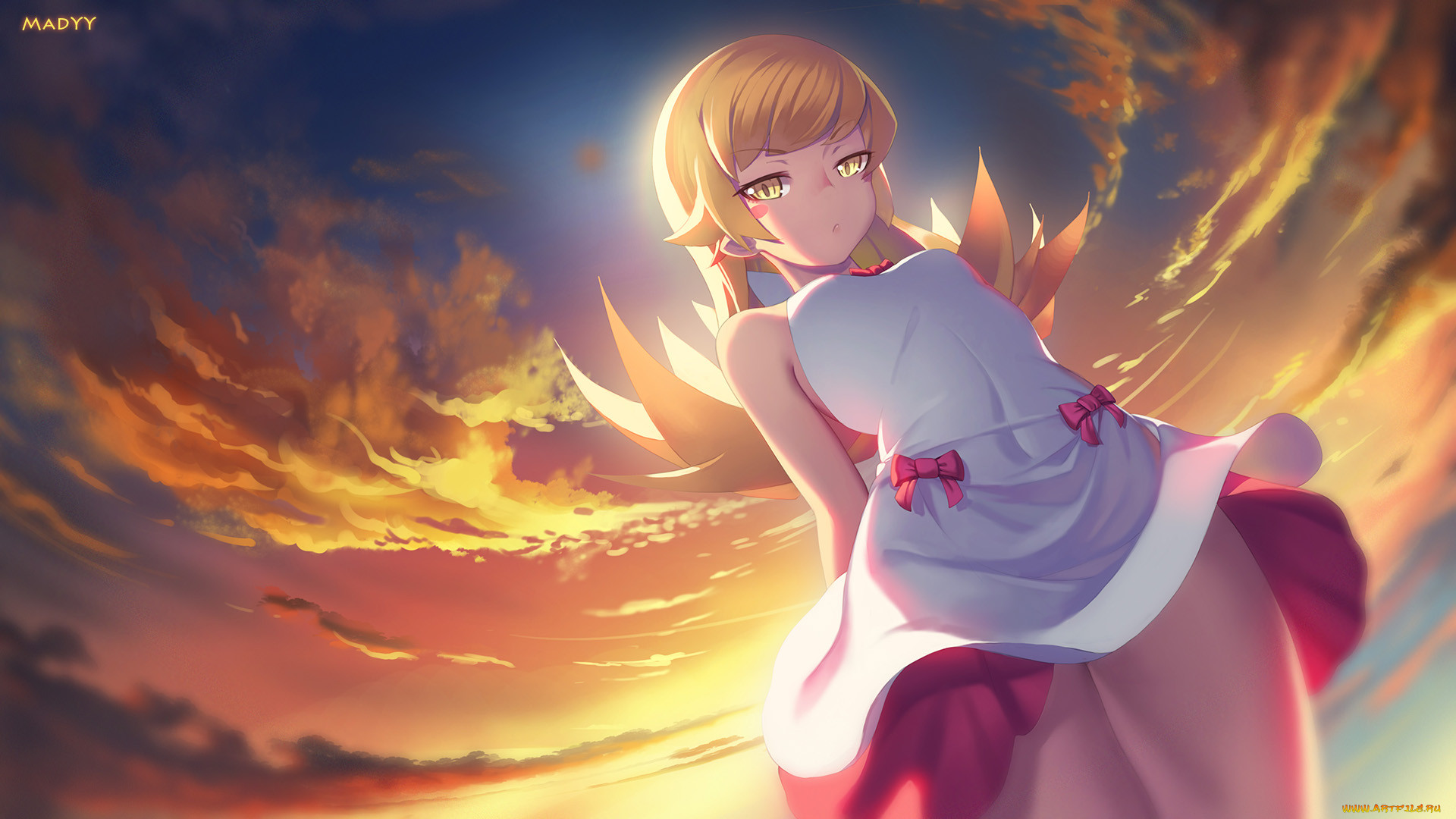 , bakemonogatari, , , , , madyy, oshino, shinobu